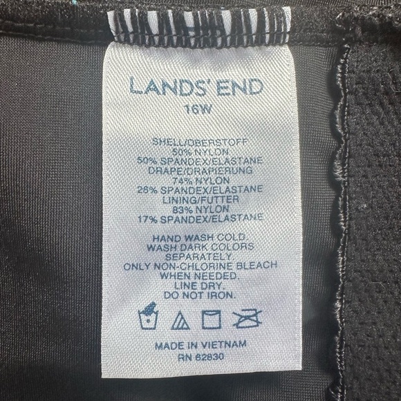 Lands End Palm Tree Swimsuit - Picture 9 of 9